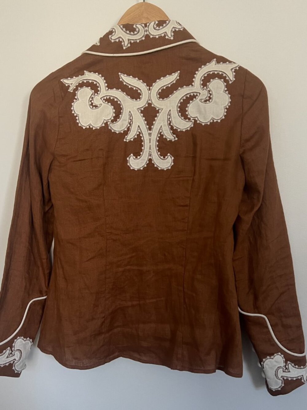 ALÉMAIS Ruby Applique Shirt Size 0 - Picture 4 of 4